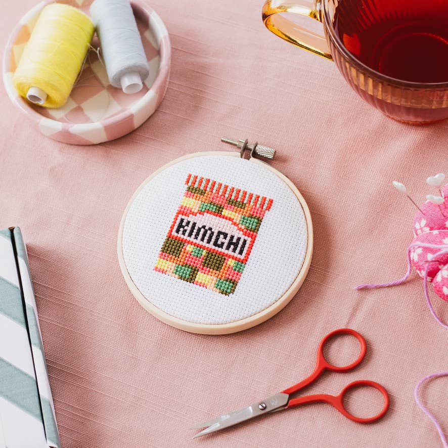 Cotton Clara Kimchi Cross Stitch Kit