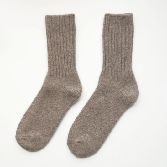 ELMNTL - Super Soft Wool Socks - Taupe