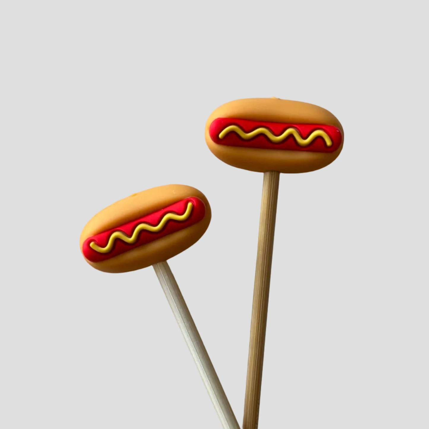 Hot Dog Knitting Needle Point Protectors