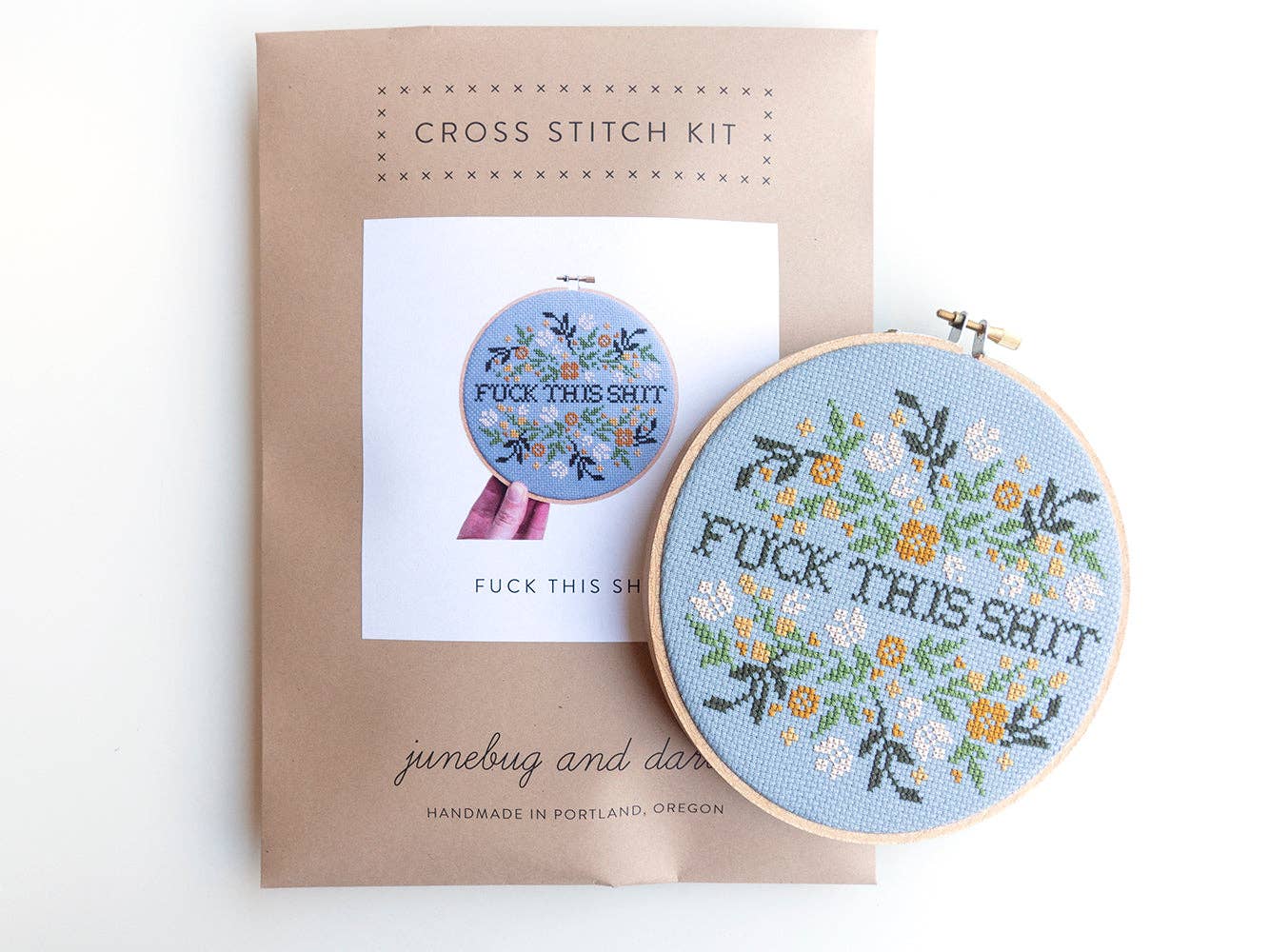 Fuck This Shit Cross Stitch Kit