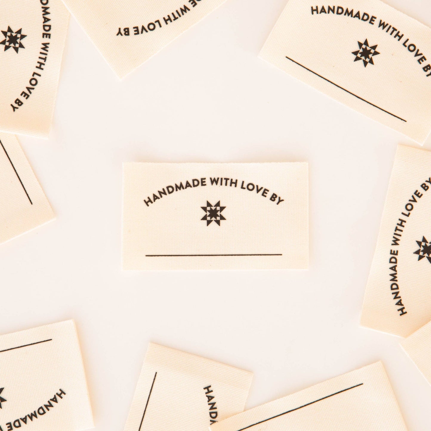 Handmade with Love Organic Cotton Write-In Sewing Labels