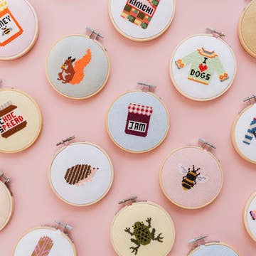 Cotton Clara Bat Cross Stitch Kit