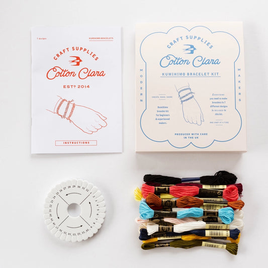 Cotton Clara Kumihimo Friendship Bracelet Kit