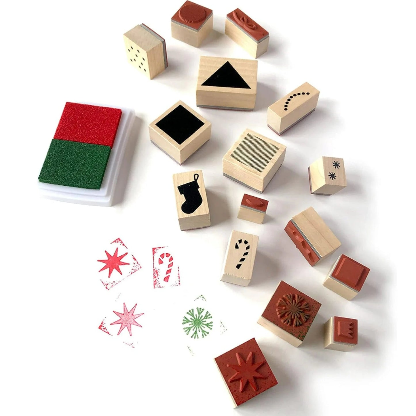 Jingle Stamps: 22 Stamps + 2 Ink Pads