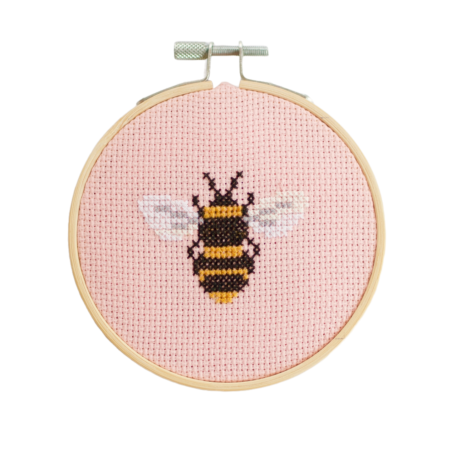 Cotton Clara Beginner Bumble Bee Cross Stitch Kit