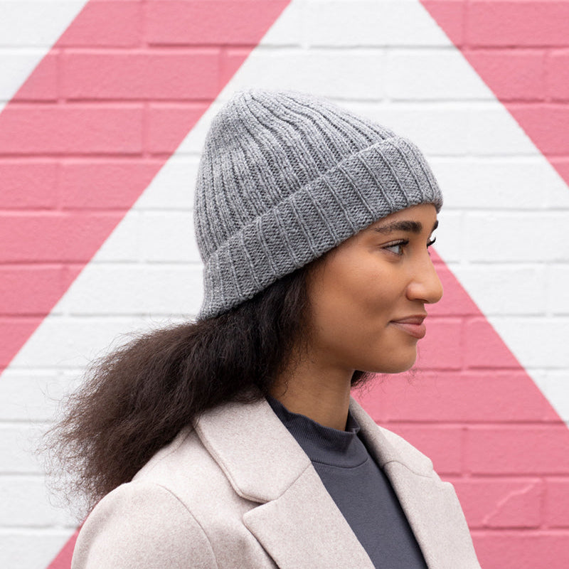 Toft Learn to Knit Hat Kit - Shale