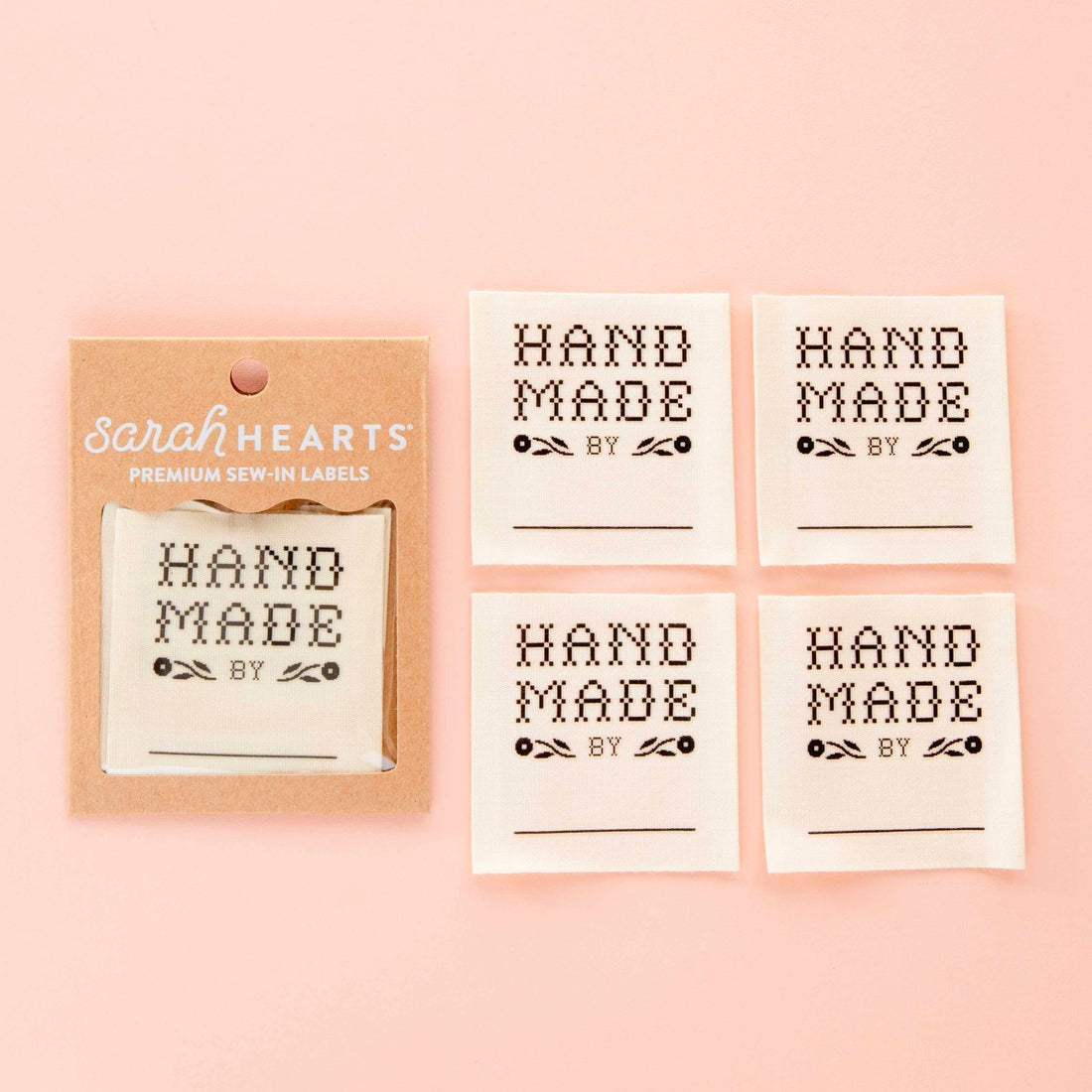 Sarah Hearts Garment Tags / Labels
