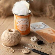 Toft Crochet kit-in-a-can: Baked Beans