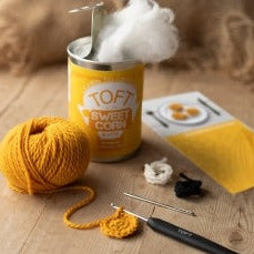 Toft Crochet kit-in-a-can: Sweet Corn