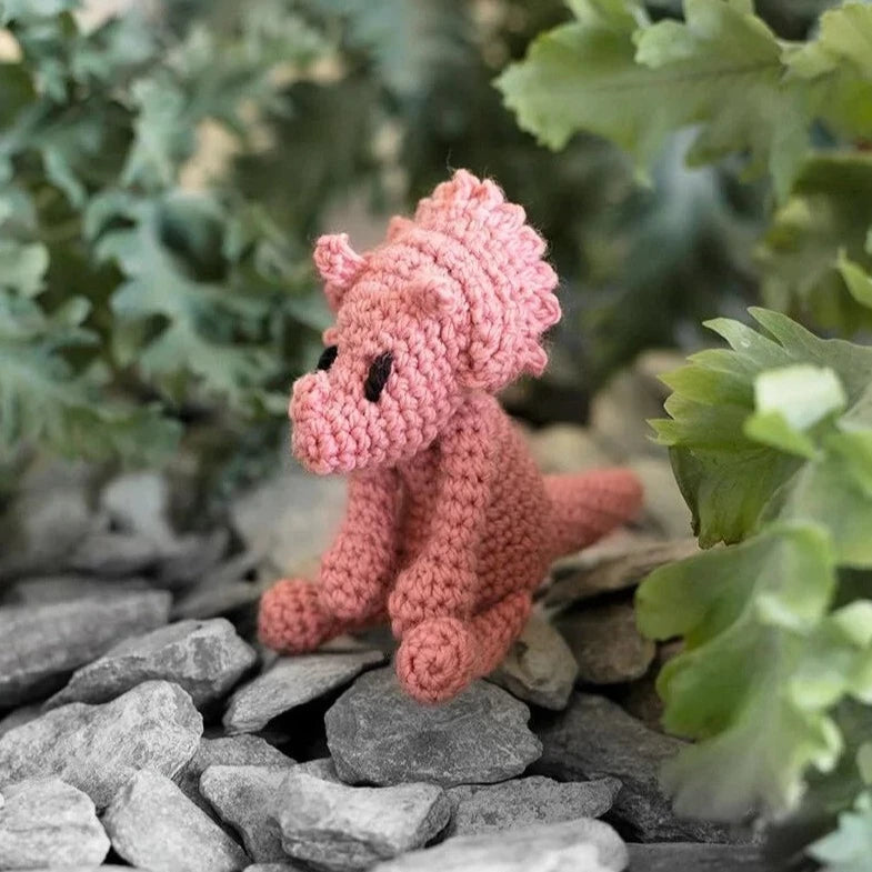 Toft Mini Crochet Kit-Mini Victoria the Triceratops