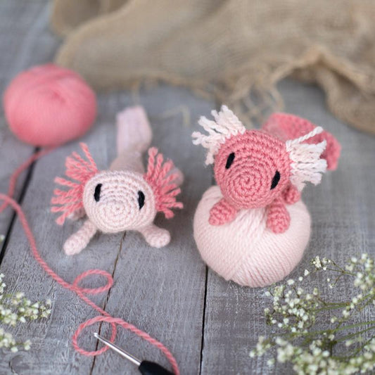 Toft Mini Crochet Kit- Danielle the Axolotl