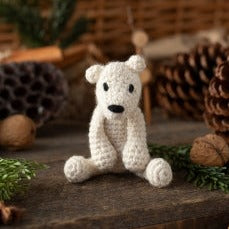 Toft Mini Crochet Kit- Piotr the Polar Bear