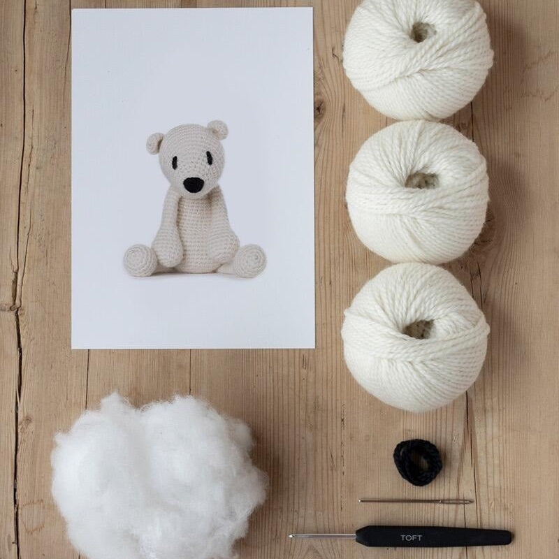 Toft Crochet Kit- Piotr the Polar Bear