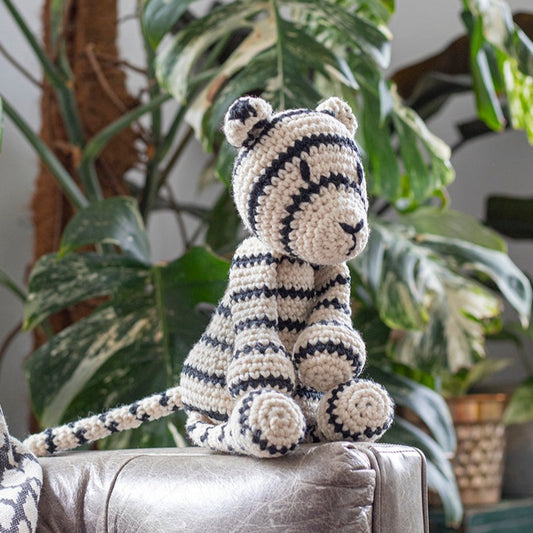 Toft Crochet Kit- Prince the White Tiger Kit