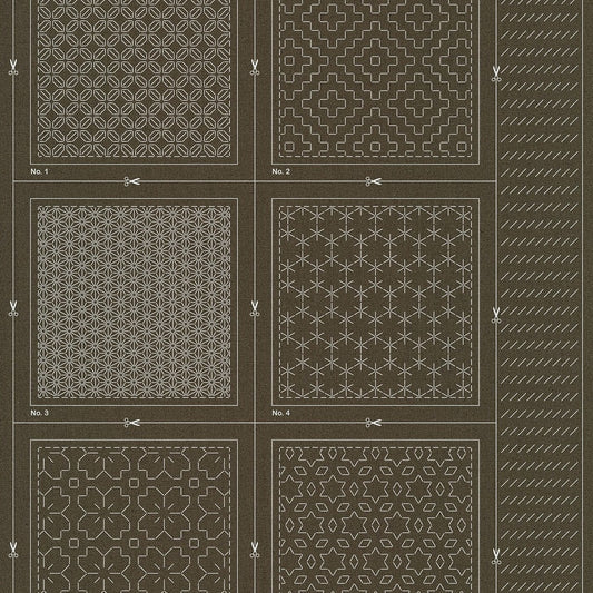 Sashiko Coaster Set "Part 2"