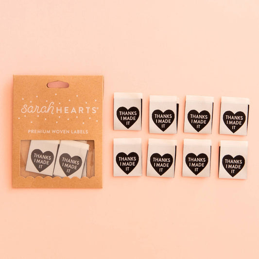 Sarah's Hearts Garment Tags / Labels