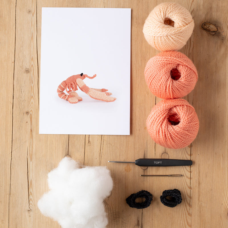 Toft Crochet Kit- Liliane Langoustine