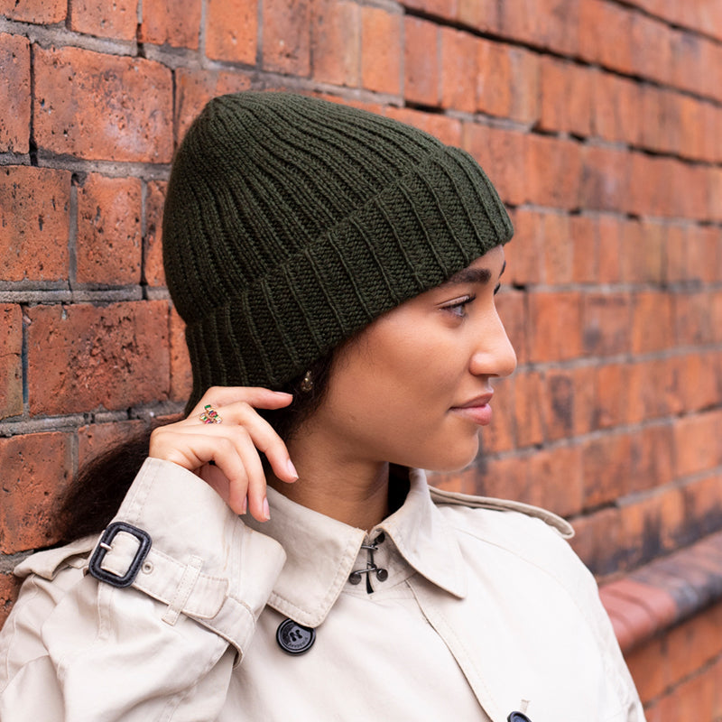 Toft Learn to Knit Hat Kit - Kale