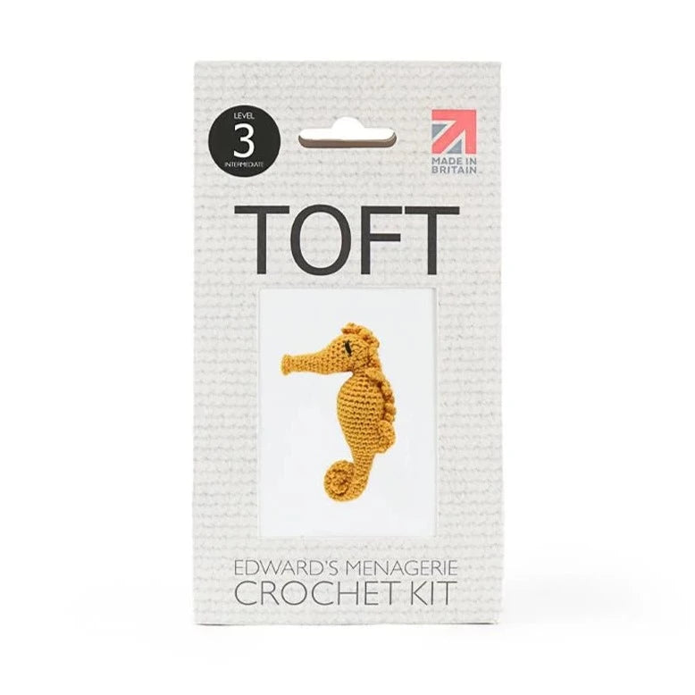 Toft Mini Crochet Kit-Blanche the Seahorse (Yellow)