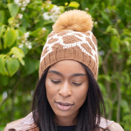 Toft Knit Hat Kit- Giraffe
