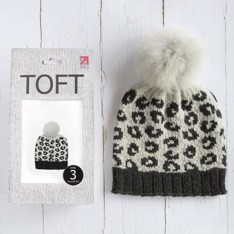 Toft Knit Hat Kit- Snow Leopard