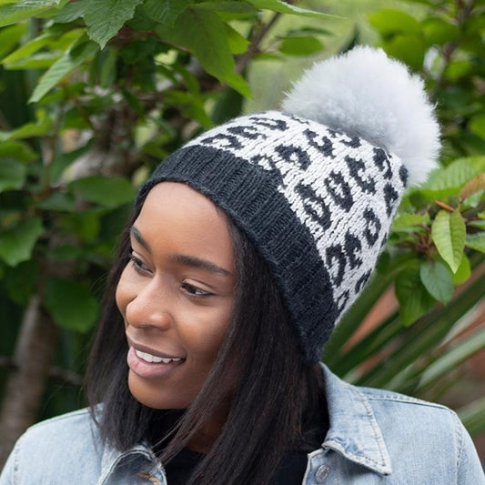 Toft Knit Hat Kit- Snow Leopard