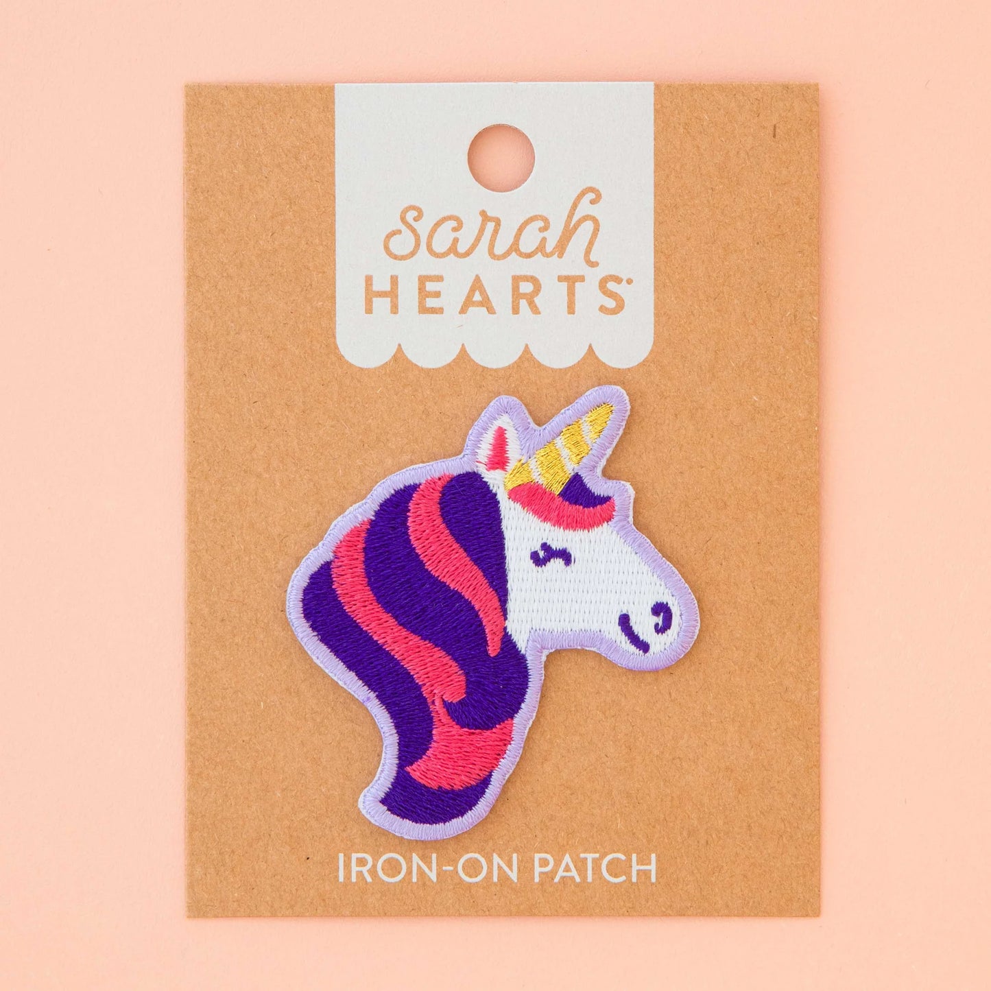 Sarah Hearts Iron-on-Patches