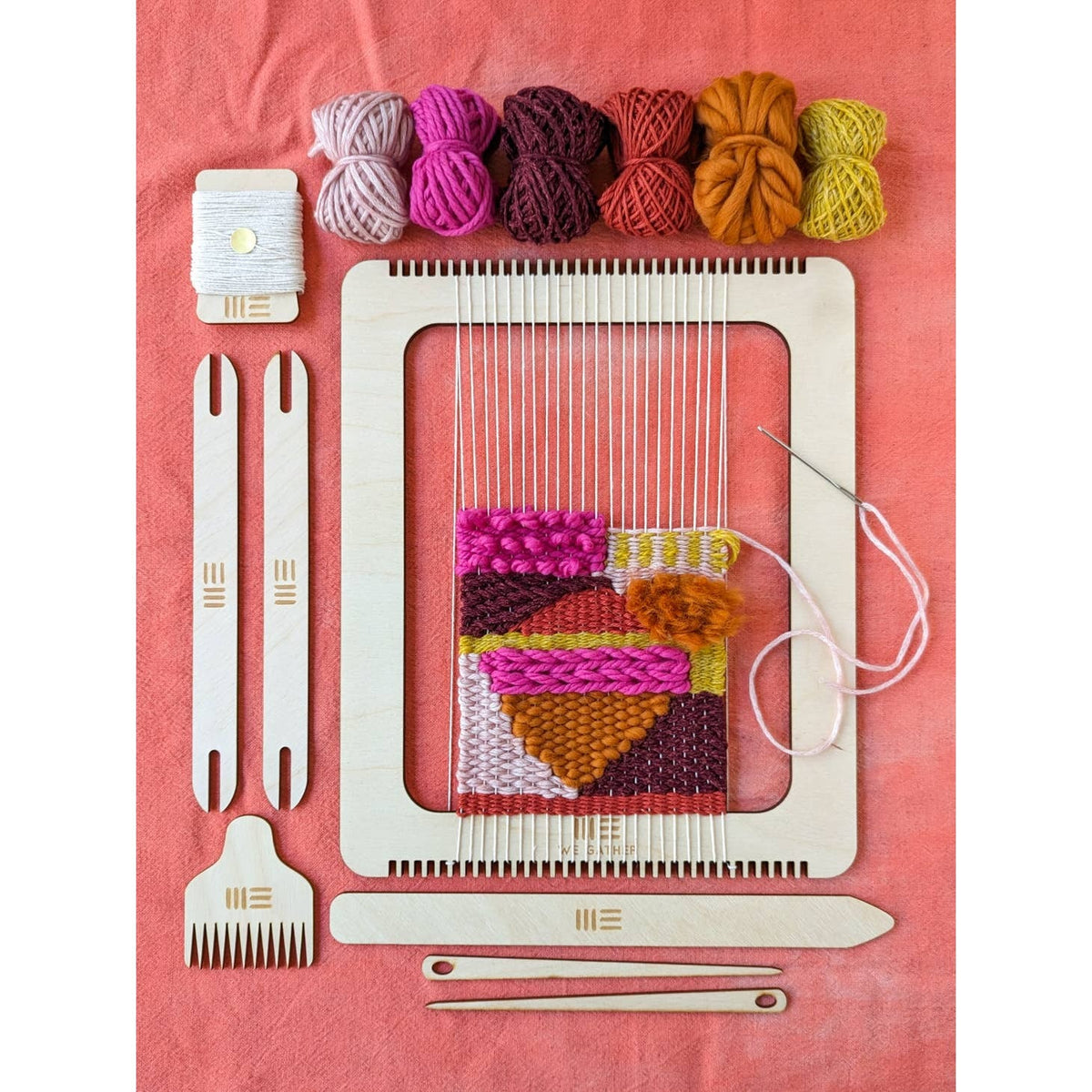 Gather Frame We Gather Frame Loom Weaving Kit – Cast Away Yarn Shop
