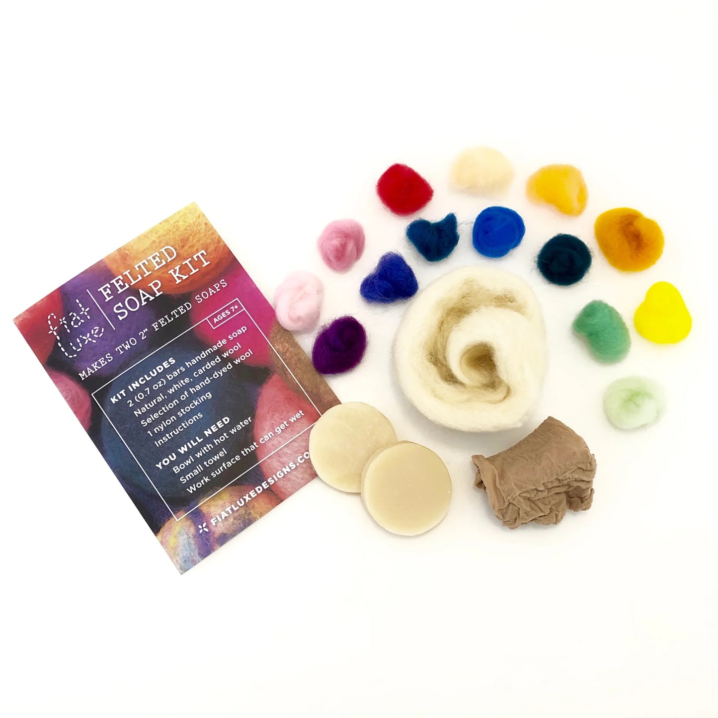 Fiat Luxe Felted Soap Kit