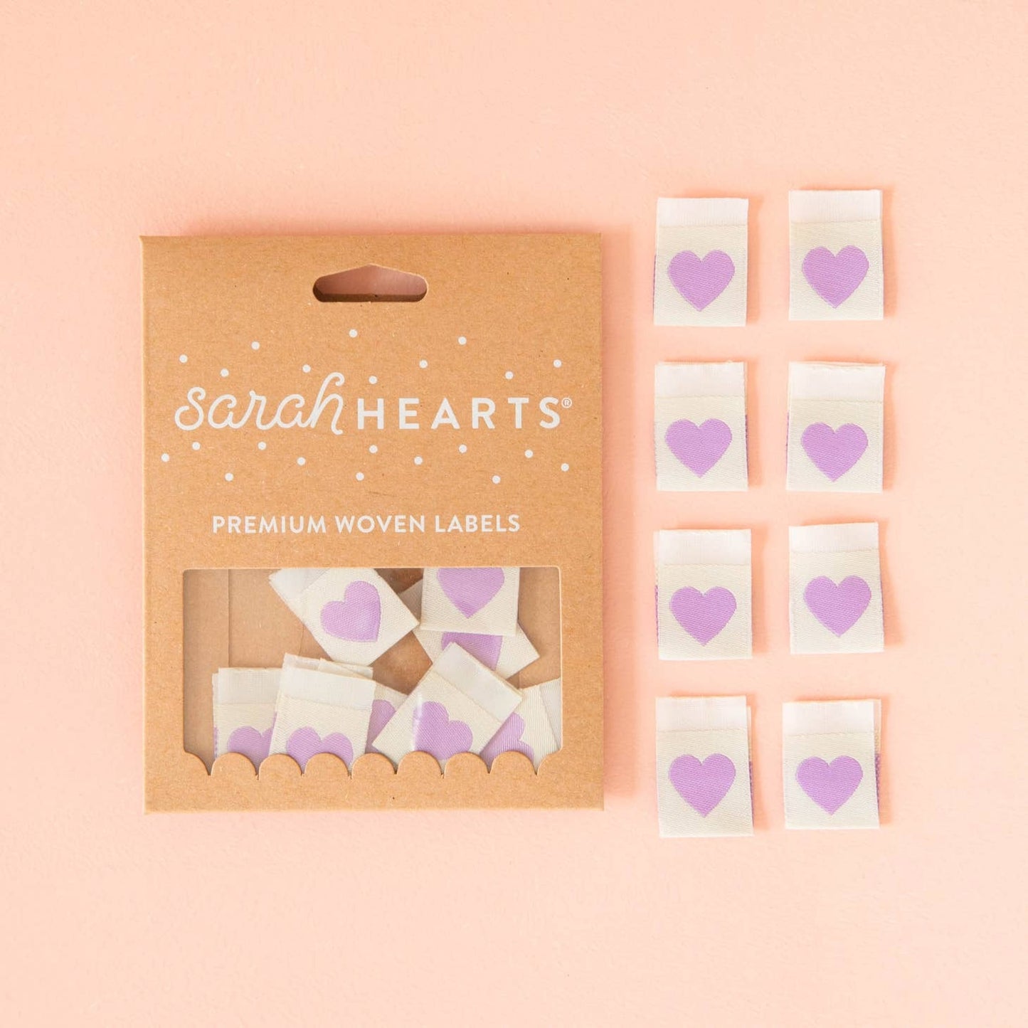 Sarah's Hearts Garment Tags / Labels