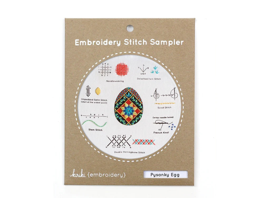 Kiriki Embroidery Stitch Sampler